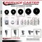Service Caster 4 Inch Phenolic Swivel 58 Inch Threaded Stem Caster Set 2 Total Lock Brakes SCC-TSTTL20S414-PHR-58212-2-S-2 - alternate 5
